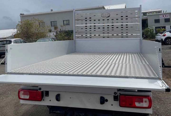 Carrossage de bennes à La Réunion